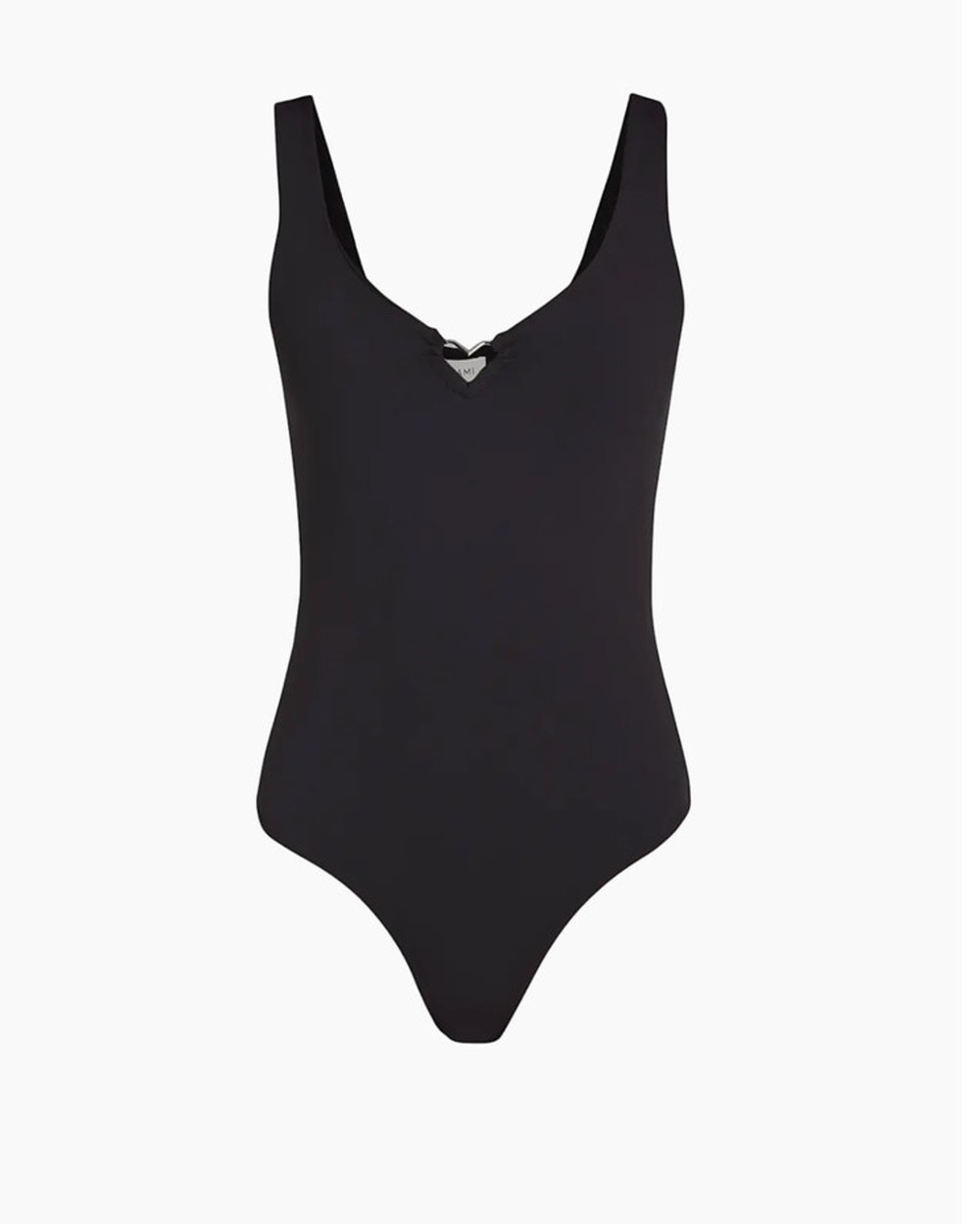 Cami NYC Tayma Heart Bodysuit in Black - S